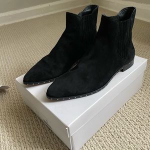 Rebecca Minkoff black suede madysin bootie